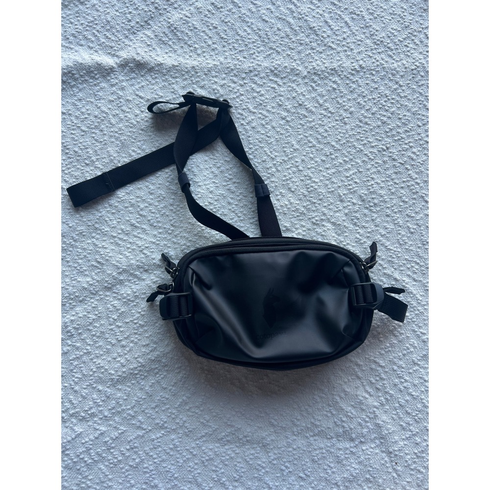 Cotopaxi Allpa X 1.5L Hip Pack Black TPU Coated Waist Bag Travel Crossbody